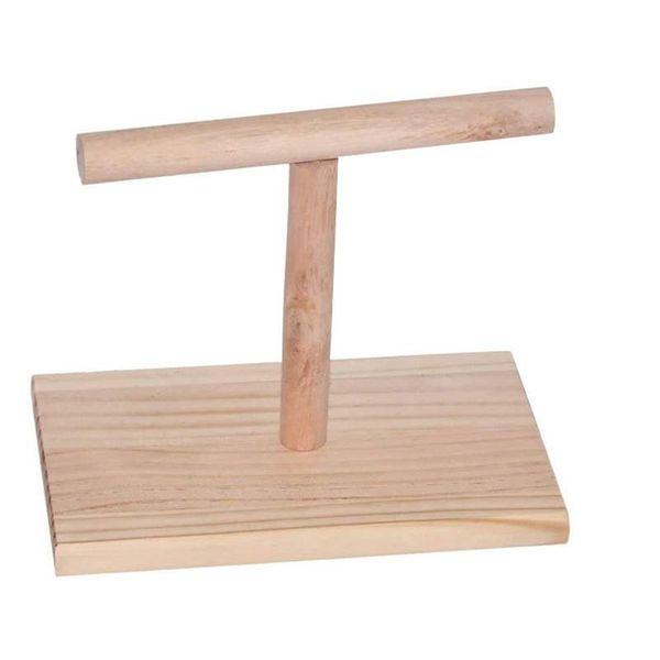 

other bird supplies wooden birds training rack t-type small deskstand perche suitable for cockatiels canaries oct998