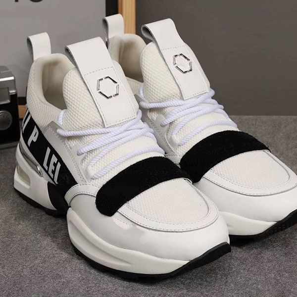 

fashion arrived 3 color men eu38-45 size leather pp material of sole man shipping m00, Red;white