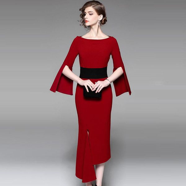 

party dresses simple red long evening small dress female lady vestidos de fiesta formal women elegant gown size, White;black