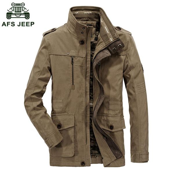 

men's jackets 2021 zhan di ji pu brand men outwear jacket male casual cotton coats autumn and winter overcoats d130, Black;brown