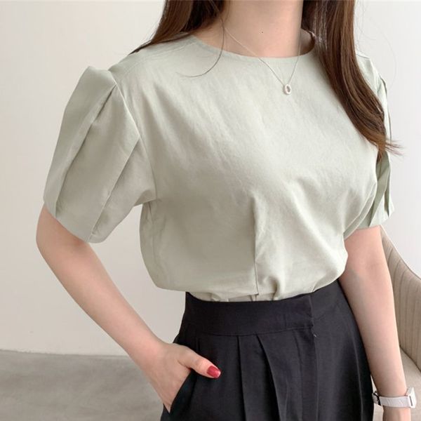 

women's tanks & camis hzirip female plus size shirt, loose and thin round, smooth collar, for women, casual vintage style, 3cqi, White