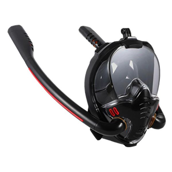 

diving masks snorkeling mask full face underwater anti-fog anti-leak waterproof silicone swimming cover children