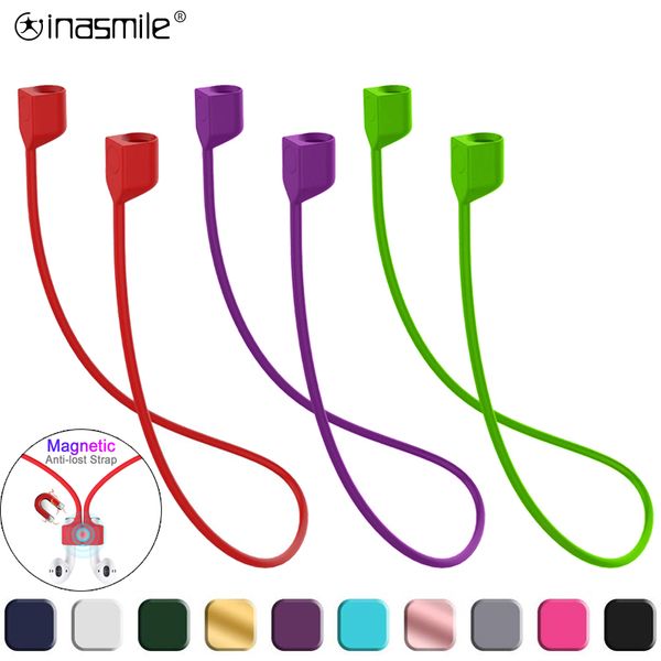 

earphone strap for for airpods 2 3 pro case headset accessories tws anti lost straps silicone rope bluetooth earphones silicon cable
