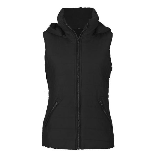 

women's vests vest coat autumn winter warm sleeveless cotton padded parkas waistcoat fashion casual short down jacket female, Black;white
