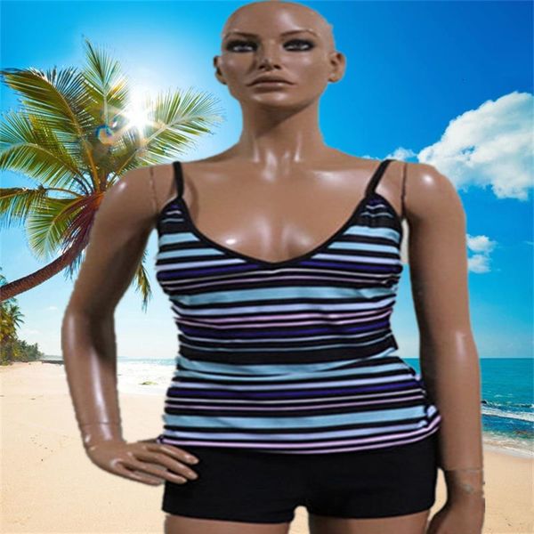 

three piece flat angle split swimsuit for new women, White;black