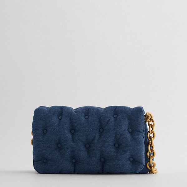 

women's home bag 2020 bean shoulder blue baguette western-style texture z satin ken new underarm silk women jamuf