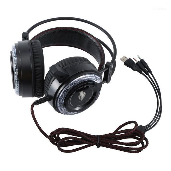 

head-mounted gaming headset earphone with microphone internet cafes home11
