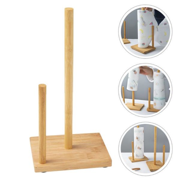 

tissue boxes & napkins 1pc wooden holder storage rack restaurant roll paper