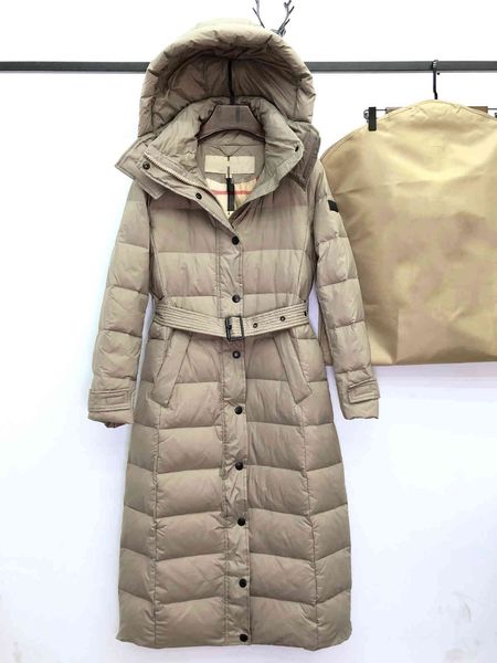 

down jacket 21 winter b home english plaid long leisure warm goose girls', Black
