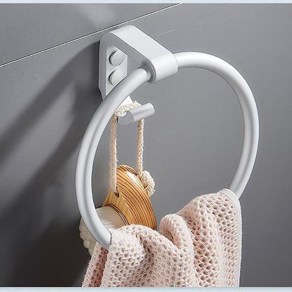 

space aluminum towel ring round towel rack