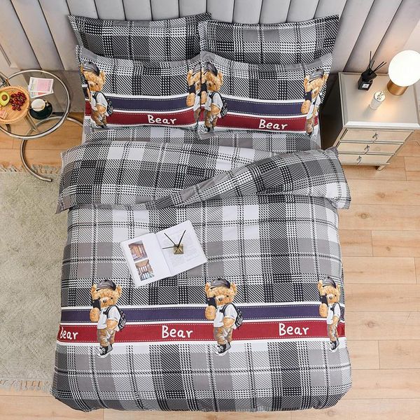 

bedding sets set bear bed linings duvet cover sheet pillowcase for home