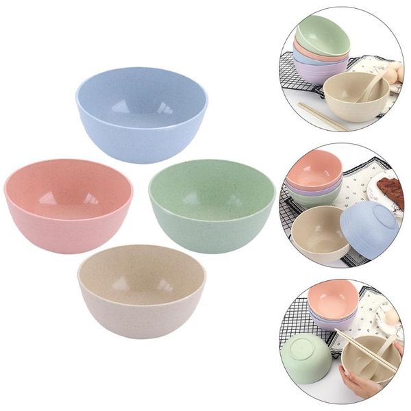 

bowls 4 pcs large capacity salad bowl serving noodle