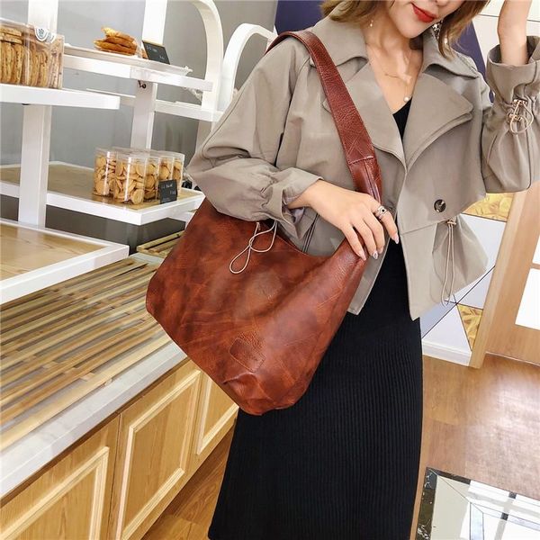 

evening bags hobos bag women messenger leisure retro pu leather shoulder