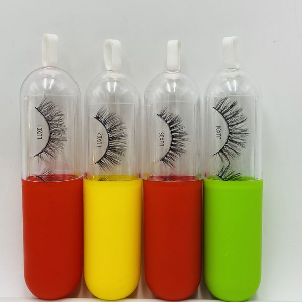 

1~1.5cm natural long false eyelashes extension thick crisscross eye lashes lux00