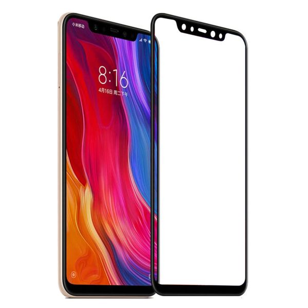 

mobile phone glass xiaomi 8 full screen printing toughened film