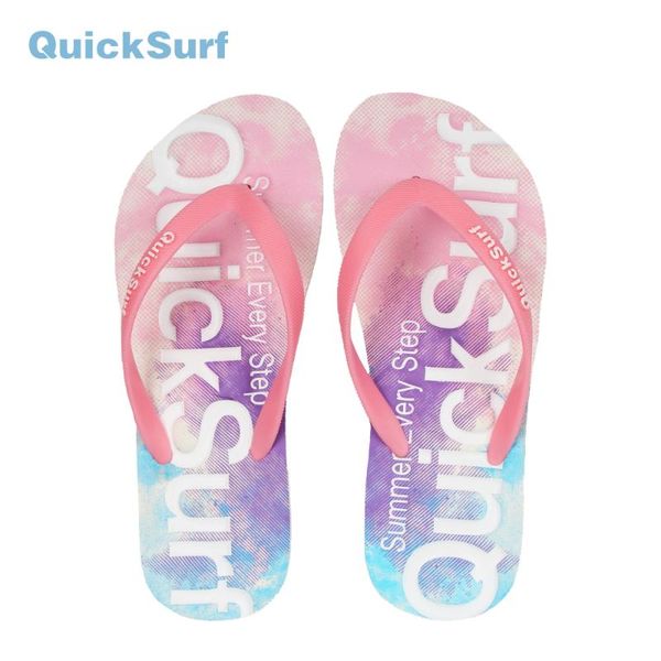 

slippers quicksurf q410 arrival high fashion flip flops selling women's sandals clip toe drag beach flat shoes footwear, Black