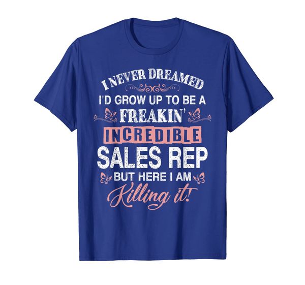 

freaking awesome sales rep tshirt gift funny, White;black