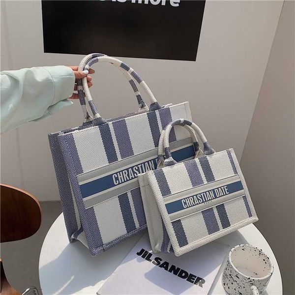 

2021 new korean letter vertical bar versatile shopping bag zly zly