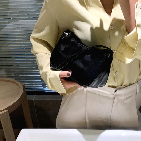 

women's small shoulder bags pu leather bag mini solid color handbag female