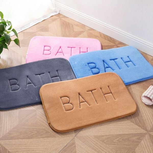 

bath mats letter design non- slip foot mat hallway porch area rug for home livingroom door suck water carpet