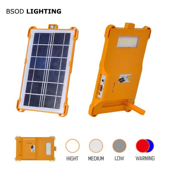 

portable lanterns camping lantern led lighting with rechargeable battery solar panel power bank for phone warning lamp sos outdoor