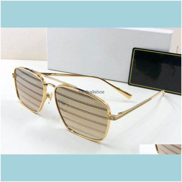 Aessories Top Original hochwertige Designer-Sonnenbrille für Herren und Damen, berühmte Mode, klassische Retro-Luxusmarke, Brillen, Steampunk, Uv400 G