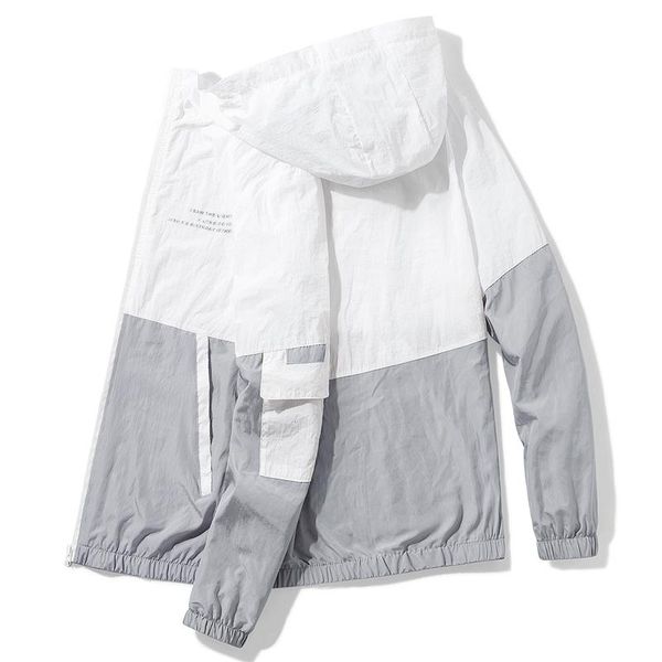 

men's jackets 2021 skin clothing casual jacket anti-sack slim-fit sun protection summer windbreaker, Black;brown