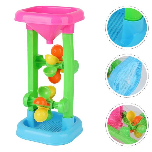 

other clocks & accessories 1 set children sand and water wheel beach kids hourglass