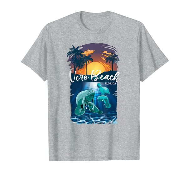 

vero beach florida manatee shirts for women manatee t-shirt, White;black