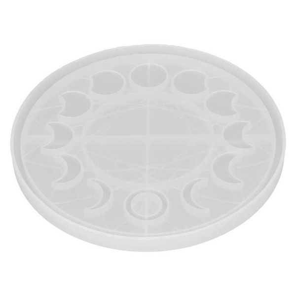 

nail gel r eclipse wall hanging silicone mold moon phase tray decorative for jewelry making diy crafts home decoration, Red;pink