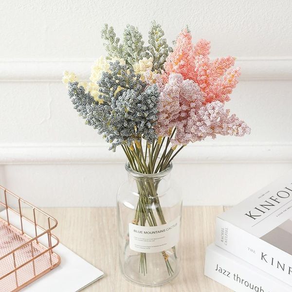 

decorative flowers & wreaths 30cm foam lavender artificial fake dried flower bouquet for wedding party manual diy wreath home decor accessor