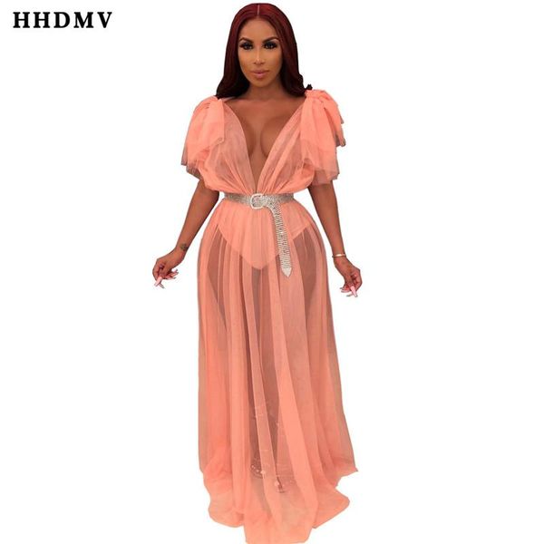 

casual dresses hhdmv zsc0225 elegant red carpet sleeveless deep v lace hollow out floor-length perspective long, Black;gray