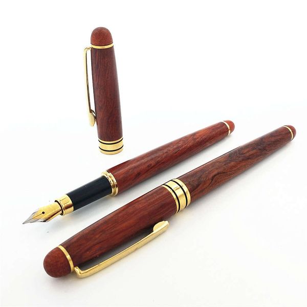 

right thick mahogany pen wood students calligraphy practice ink bag can use gift 0.7 lettering