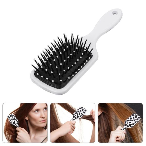 

hair brushes airbag comb brush scalp styling fashion cow professional, Silver