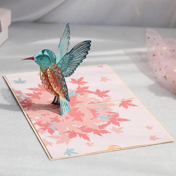 

greeting cards 3d -up animal bird card for birthday mother's day wedding with enveloptthank you favors guests