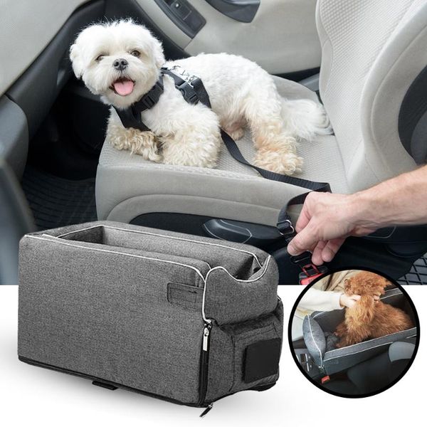 

dog car seat covers pet bag pad with belts safe carry house cats and puppy travel accessories removable anti-dirty nest basket#20