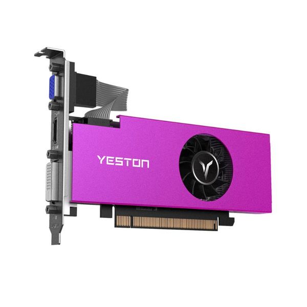 

graphics cards yeston rx550-4g d5 lp card radeon chill 4gb memory gddr5 128bit 6000mhz vga + dvi-d gpu