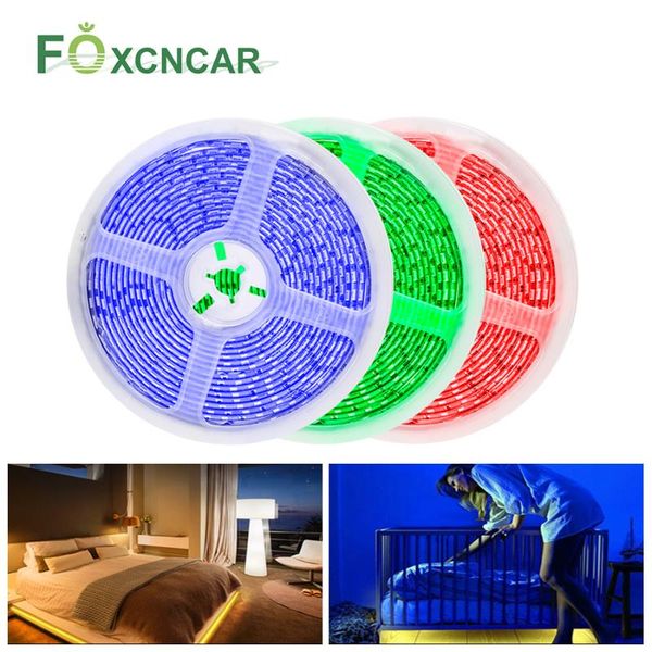 

led strip light diode led light tape backlight 12v 5m 600 5054 ip68 waterproof white warm white colorful home decor lighting