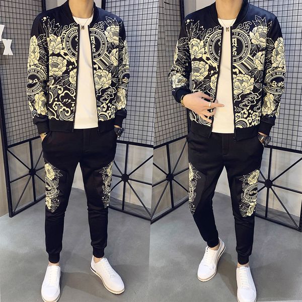 

2021 spring for a male sport sweatsuit suit f2di, Gray