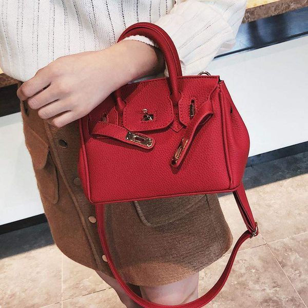

scarecrow 2020 new mini fashion litchi single shoulder women's bag handbag