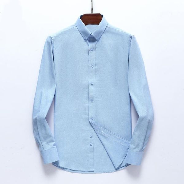 

men's casual shirts homme small horse 100%cotton thick camisa masculina men long sleeve dress hombre chemises, White;black