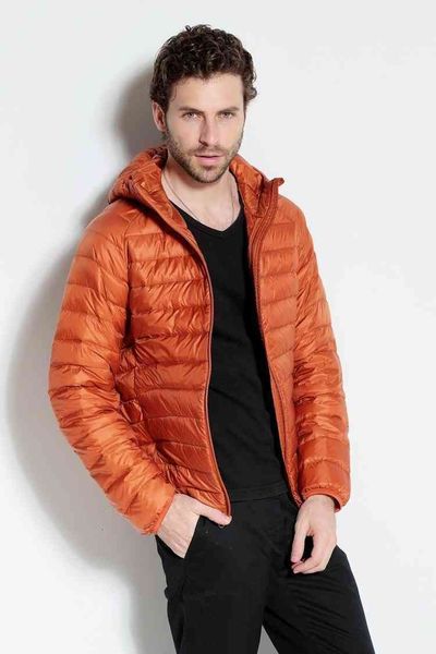 

duck 2022 white thick down jacket men 5001, Black