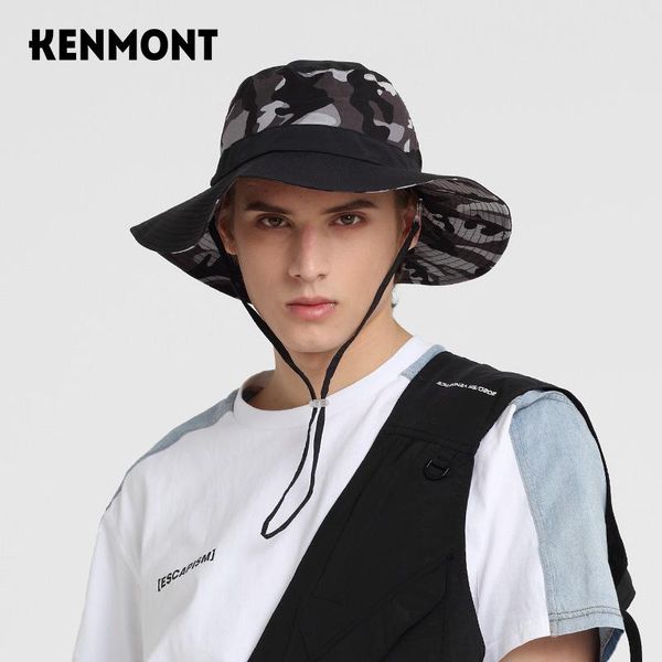 

wide brim hats kenmont men's outdoor sun hat large uv protection sport, Blue;gray