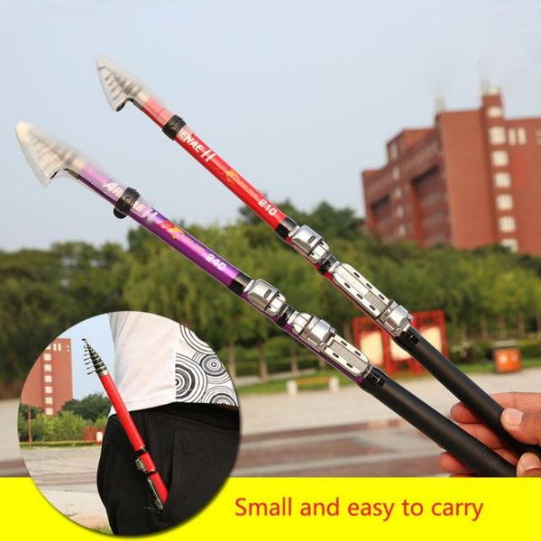 

pro beros 1pcs super hard mini fishing rod 1.5m-3.0m frp ice baitcasting travel ultra light casting spinning lure fishing poles