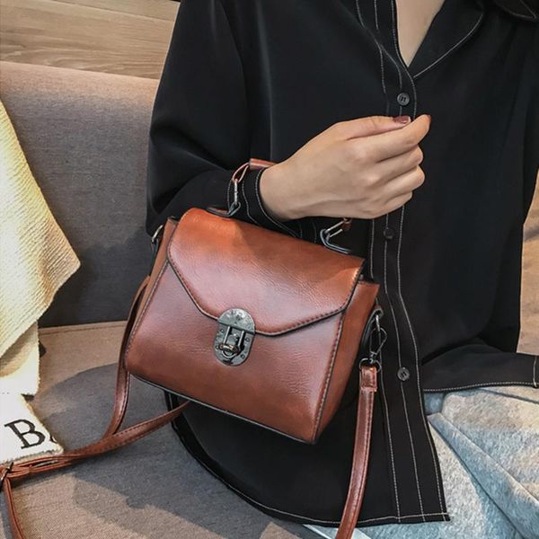 

evening bags 2021 vintage casual women flap fashion leather small package female simple handbags ladies shoulder messenger crossbody bag