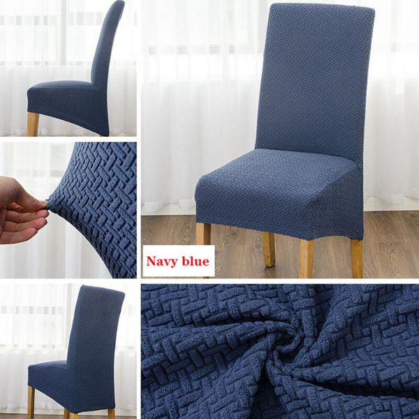 

2021 high stretch jacquard xl size chair cover elastic chair covers spandex for dining room/kitchen/l party banquet