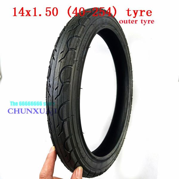 

motorcycle wheels & tires 14x1.5'' tyres 40-254 tube fits for folding bicycle bike kids 14 inches inner outer