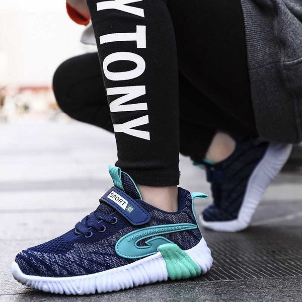 

children's sneakers fashion hook loop for boys school casual running shoes lightweight breathable kids tennis sports designer classic l, Black