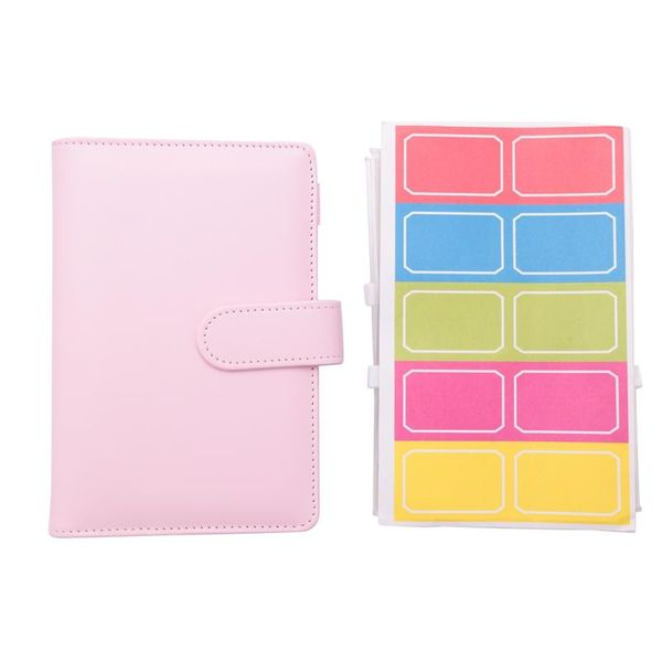 

gift wrap a6 pu binder sleeve with 12 pcs bag 6 buckle cash budget