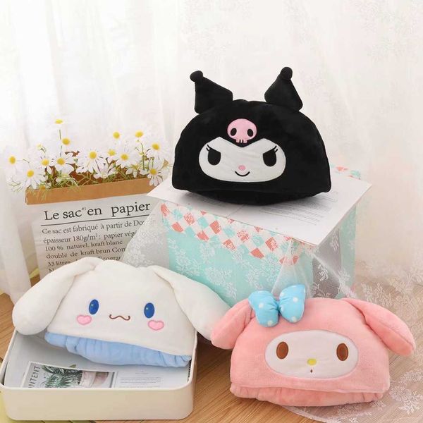 Cinnamoroll Mymelody Kuromi Manto Manto Adorável Anime Manteau Cartoon Desenhos Animados Quilt Macio Flannel Cobertor Dia Infantil Presente 210724